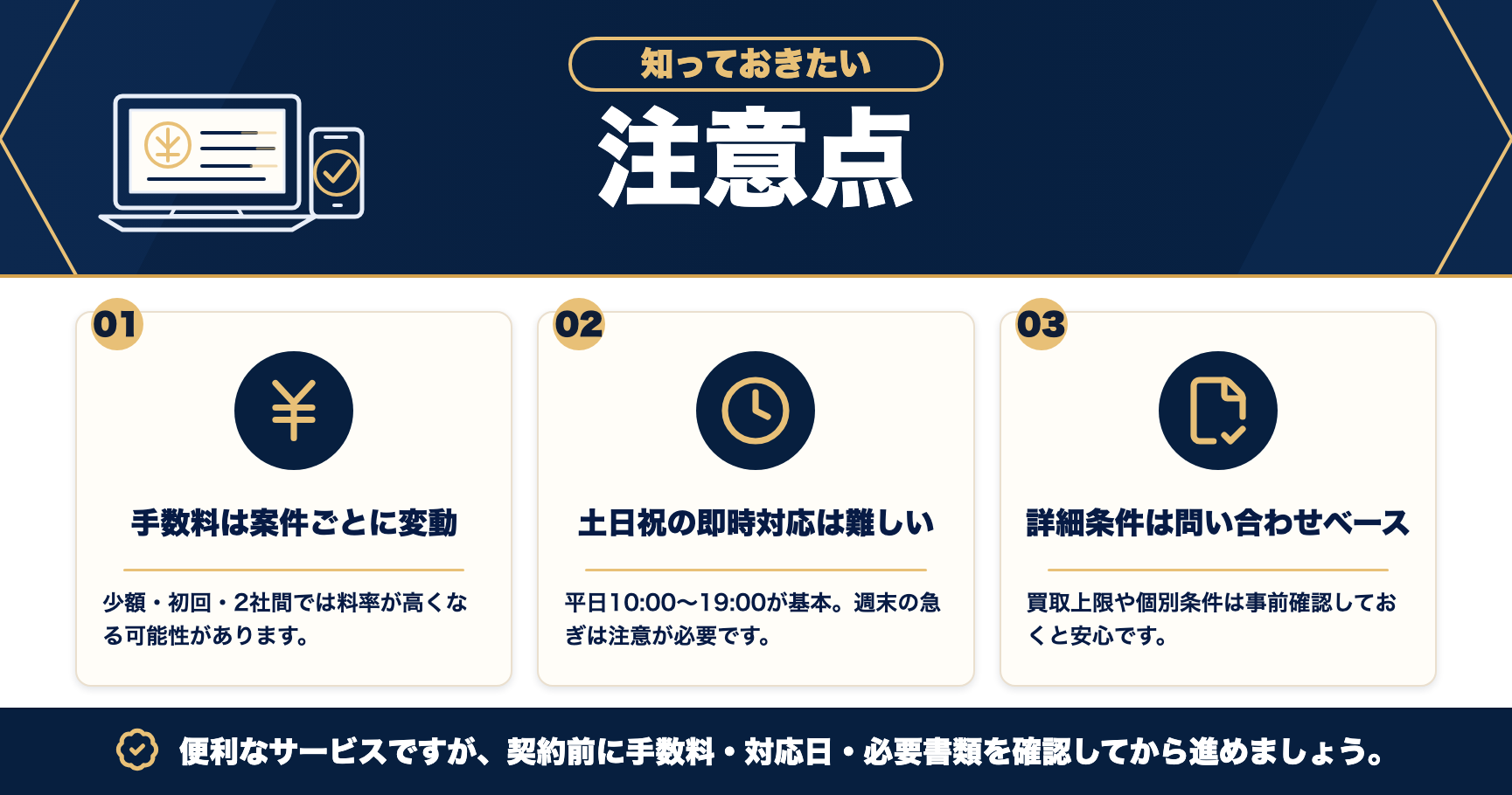 ベストファクターの注意点をまとめた図解