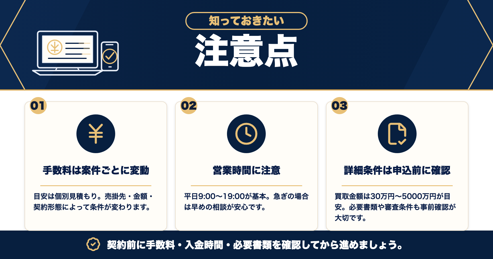 クイックマネジメントの注意点をまとめた図解